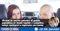 Acquista la vostra patente di guida in 7 giorni
