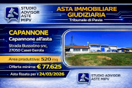 vendita capannone commerciale Casei Gerola