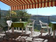 Abitazione panoramica  con giardino a Forsivo di Norcia