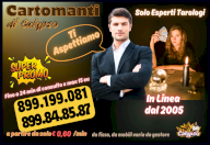 Esperti Tarologi, numeri PROMO da 60 cent/min ....87 e
