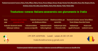 Traduzioni ufficiali di rumeno italiano