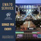 BENVENUTO IN EMA70 SERVICE FORNITURE E SERVIZI PER LO SPETTACOLO